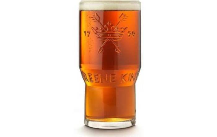 green king ipa glass